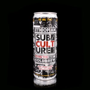 10mg THC Black Cold Brew Coffee — Single Can